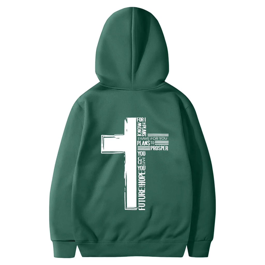 Cross  - Hooded Sweatshirt