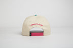 God’s Work- Signature Series Suede Hot Pink & Teal Snap-Back
