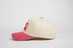 God’s Work- Signature Series Suede Hot Pink & Teal Snap-Back