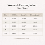 SEEN. BY GOD Women's Oversized Denim Jacket — Faith Statement Streetwear