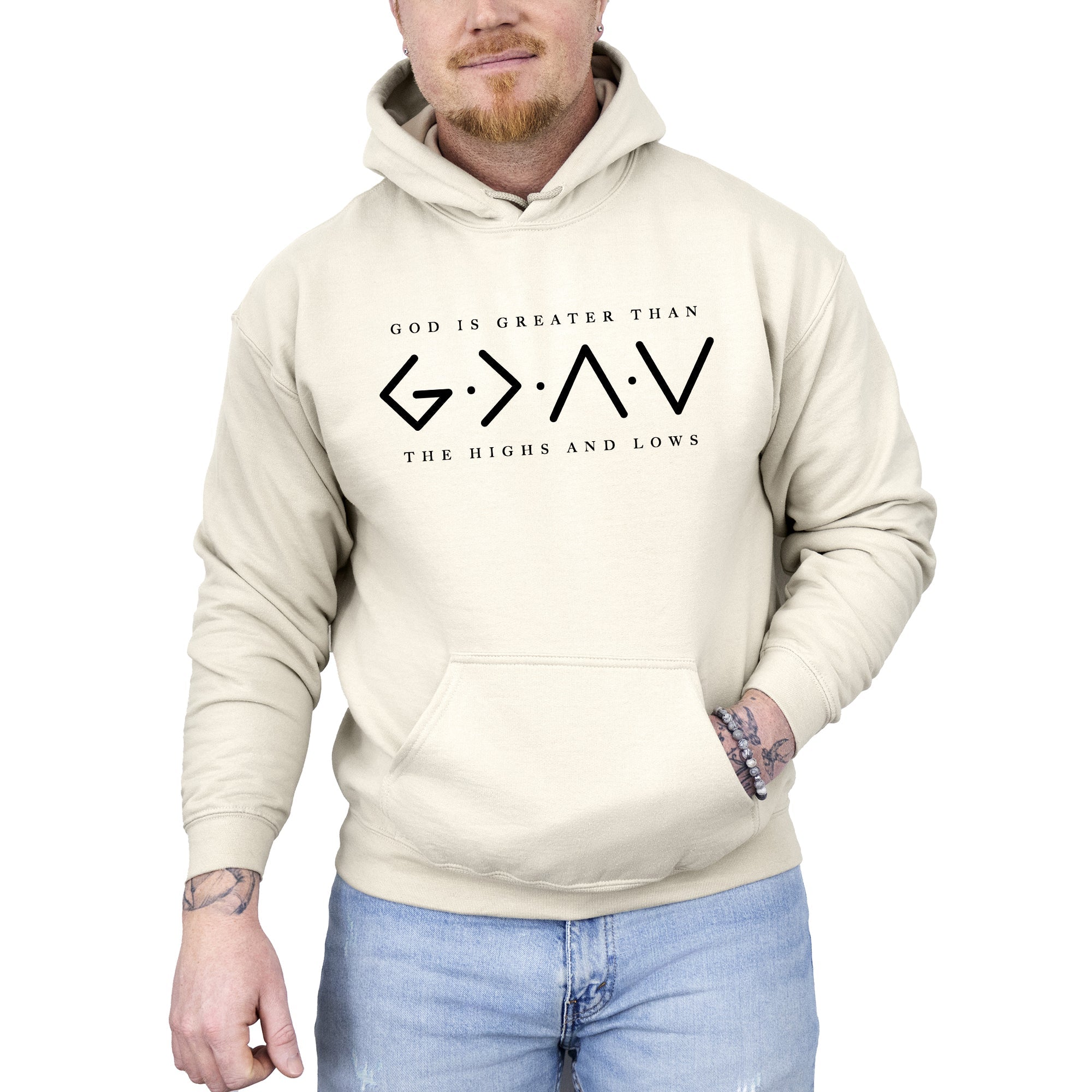 God Is Greater Than The Highs And Lows - Hooded Sweatshirt