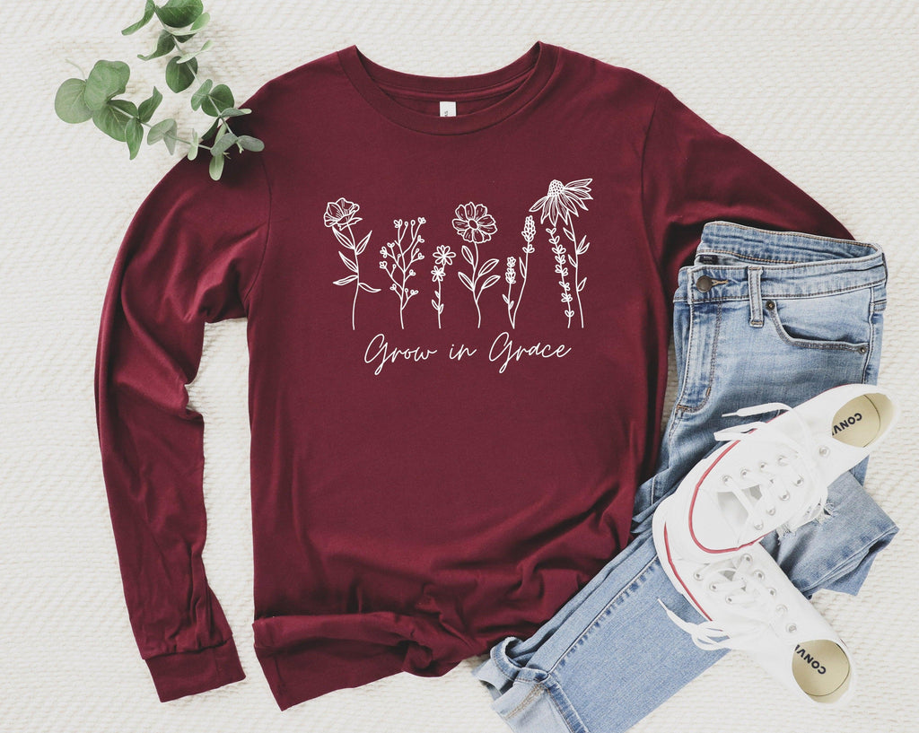 Grow in Grace - Long Sleeve Tee