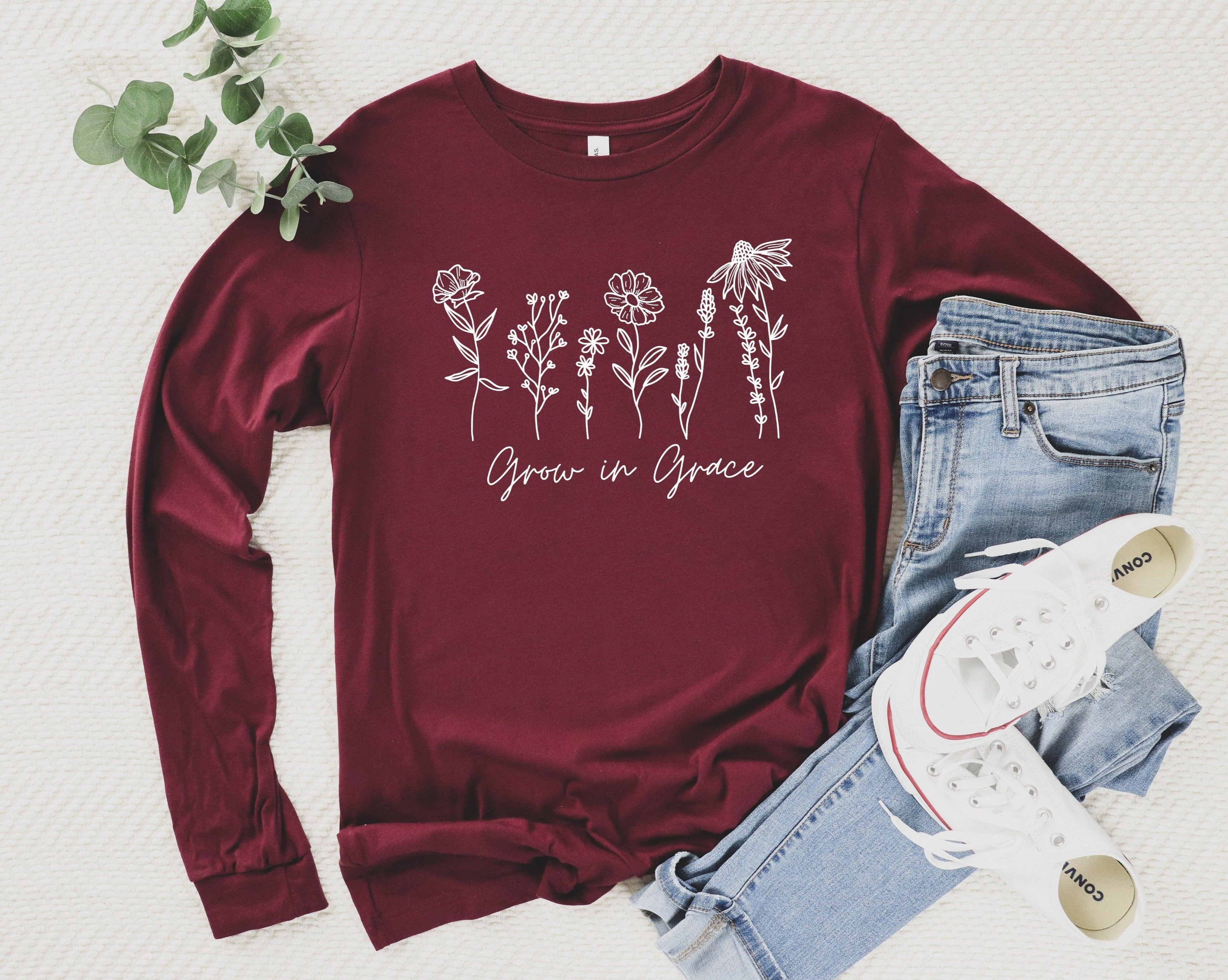 Grow in Grace - Long Sleeve Tee