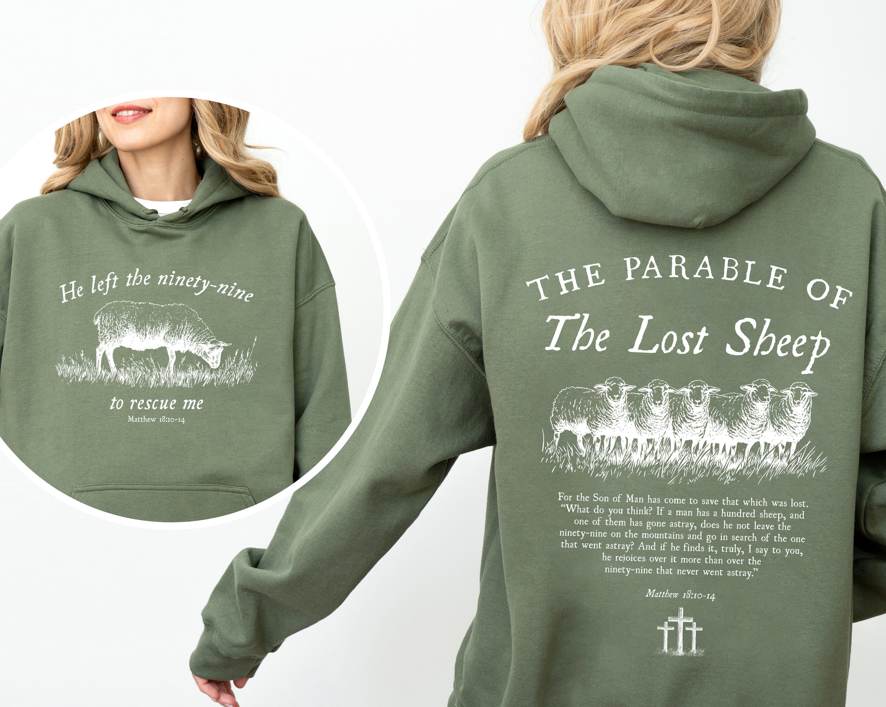 He Left The Ninety Nine To Rescue Me - Hooded Sweatshirt
