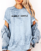 Humble & Gentle Christian Comfort Colors Garment Dyed T Shirt