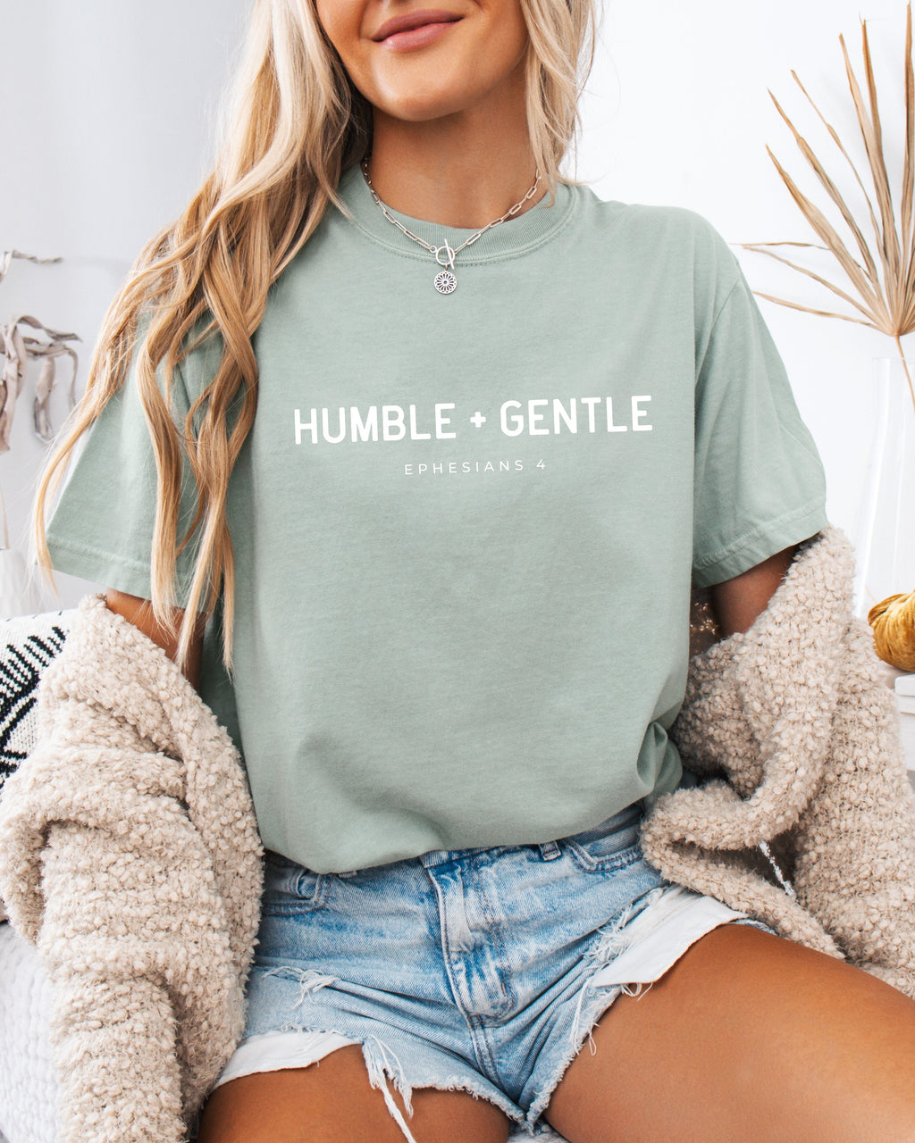 Humble & Gentle Christian Comfort Colors Garment Dyed T Shirt