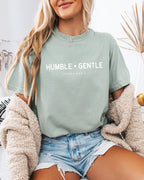Humble & Gentle Christian Comfort Colors Garment Dyed T Shirt