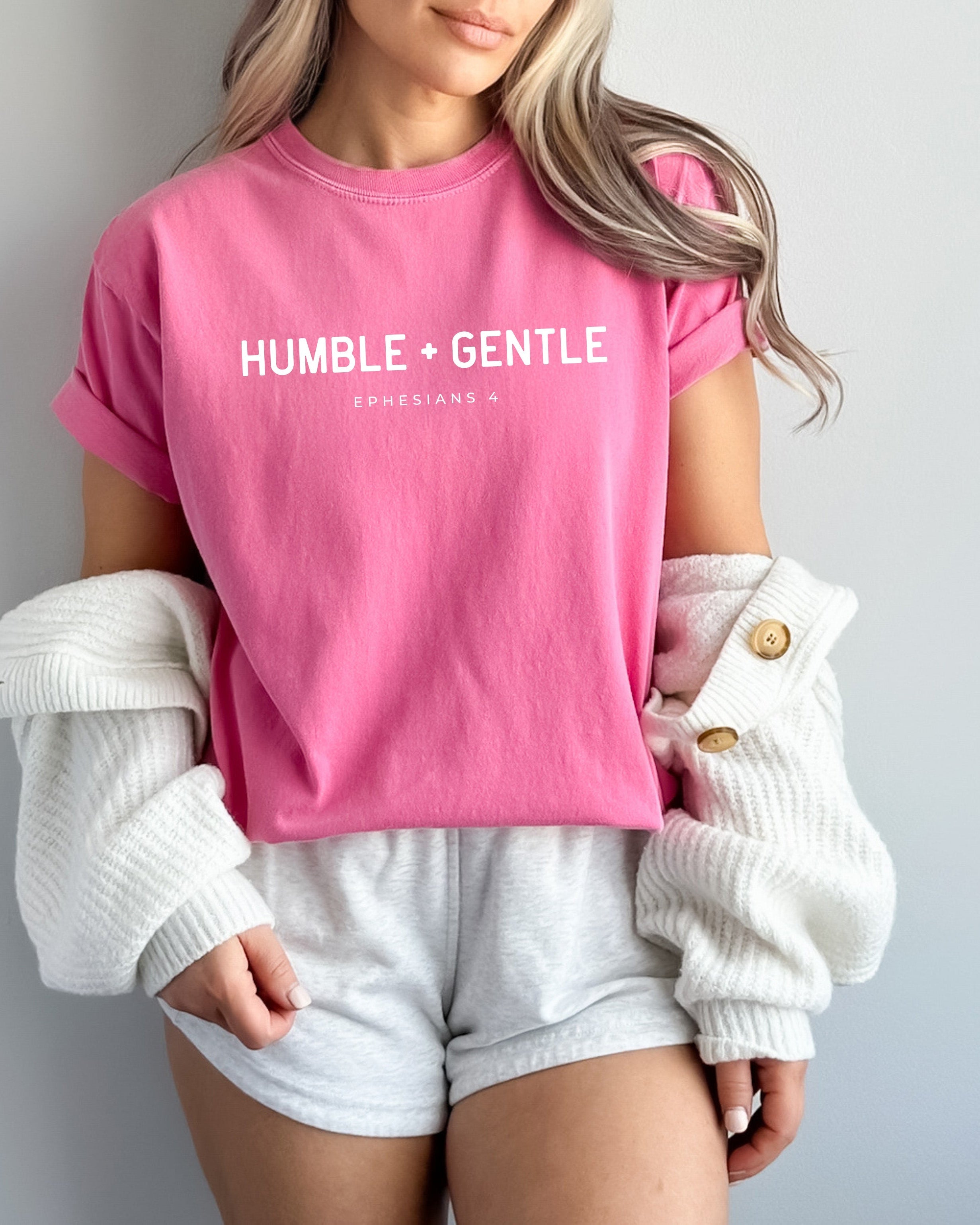 Humble & Gentle Christian Comfort Colors Garment Dyed T Shirt