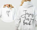 Jesus Has My Back - Hooded Sweatshirt