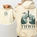 YHWH Lungs  - Hooded Sweatshirt