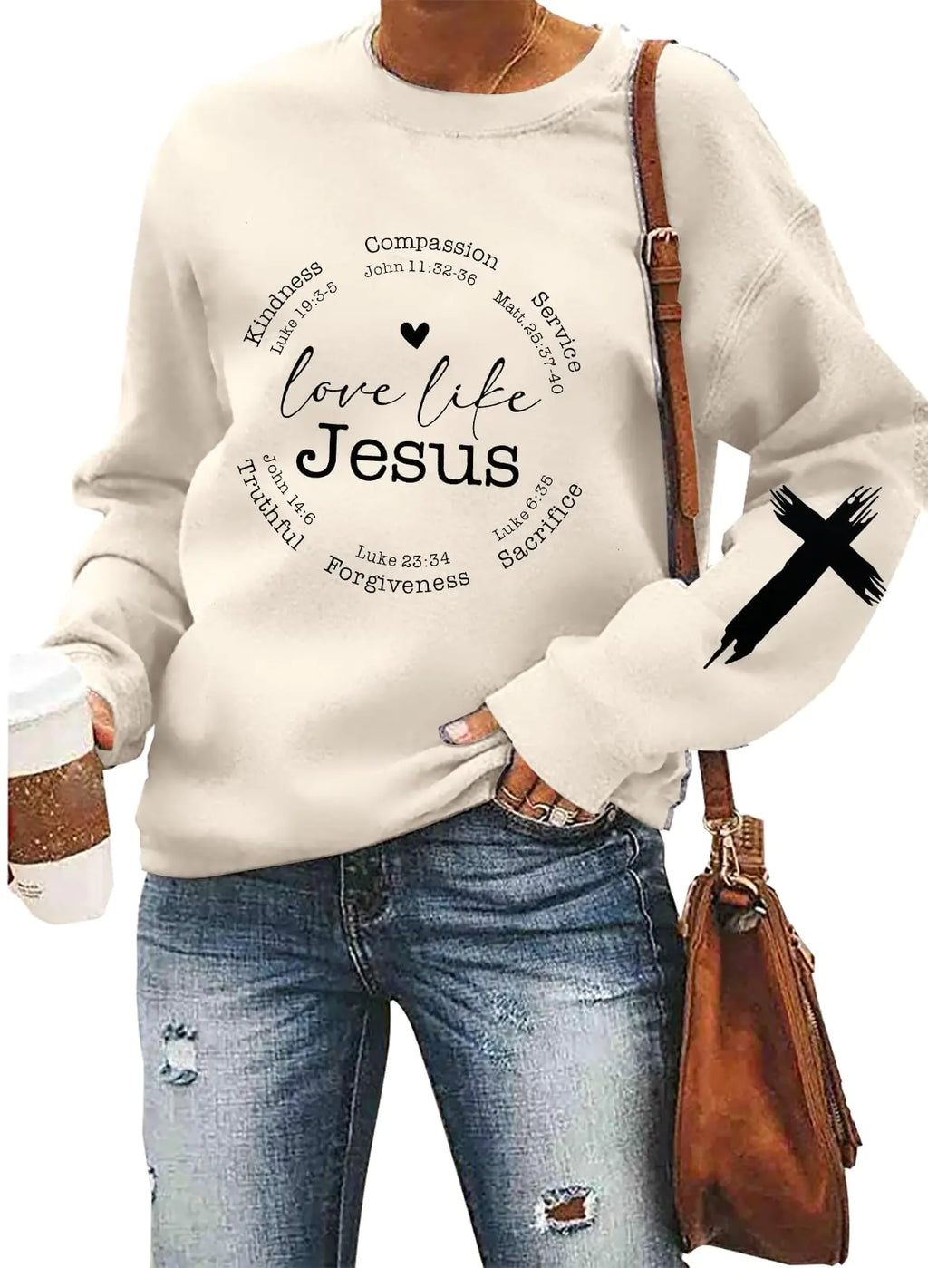 Love Like Jesus - Crewneck Sweatshirt