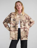 What a Friend in Jesus Camo Shacket