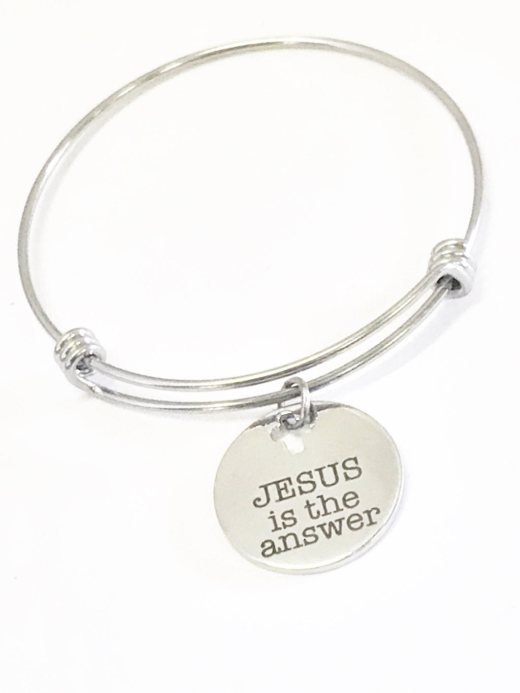 Christian Bracelet, Christian Gifts, Jesus Is The Answer Bracelet,  Christian Jewelry, Religious Bracelet, Religious Gift, Sunday Jewelry