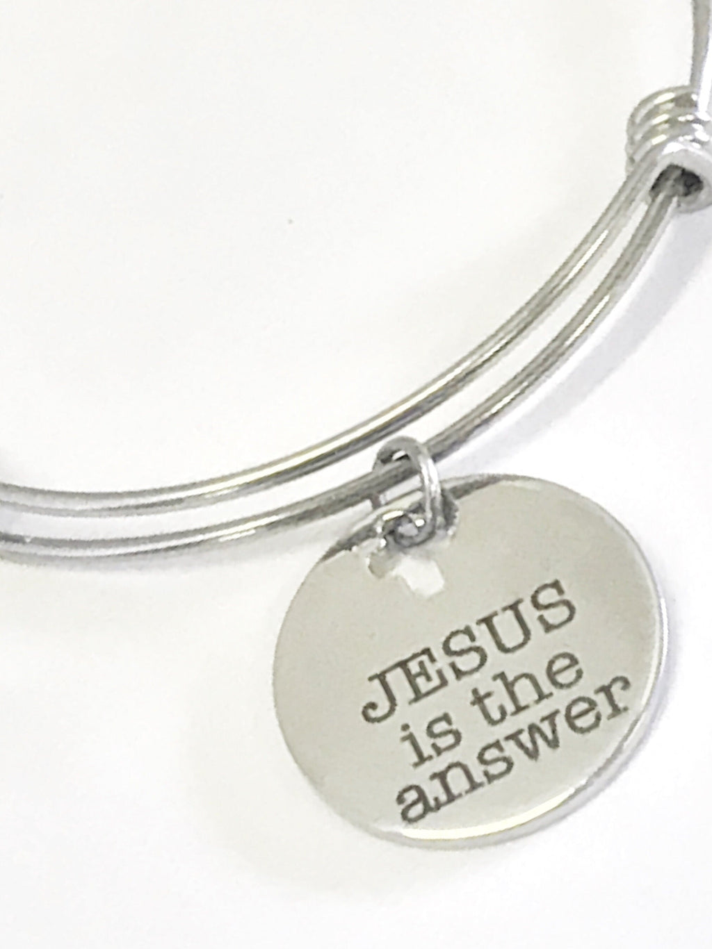 Christian Bracelet, Christian Gifts, Jesus Is The Answer Bracelet,  Christian Jewelry, Religious Bracelet, Religious Gift, Sunday Jewelry