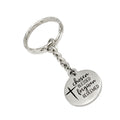 Faith Gift, Chosen Blessed Fogiven Redeemed Keychain, Baptism Gift, Charm Keychain, Faith Keychain, Christian Gift, Faith Quote