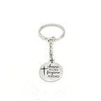 Faith Gift, Chosen Blessed Fogiven Redeemed Keychain, Baptism Gift, Charm Keychain, Faith Keychain, Christian Gift, Faith Quote