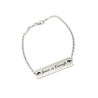 Jesus Is Enough Bracelet